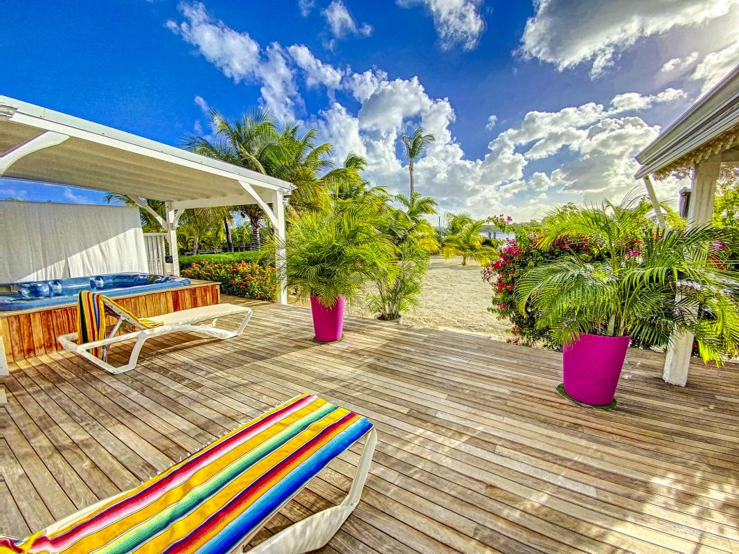 Location Villa 3 chambres Baie Nettlé St Martin-patio-5
